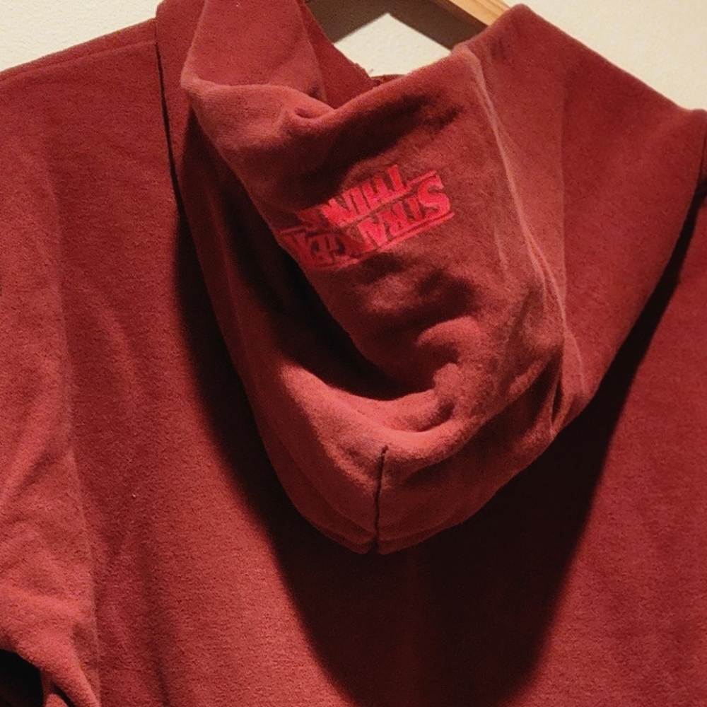 GAP Maroon Hoodie with Stranger Things Logo - Picture 4 of 5